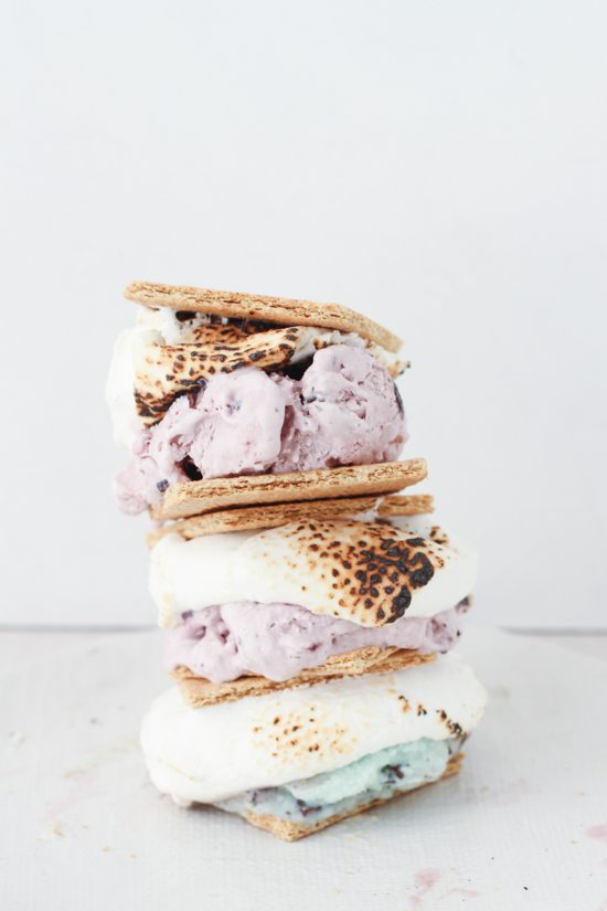 Smore Ice Cream sandwich Smore Ice Cream sandwich