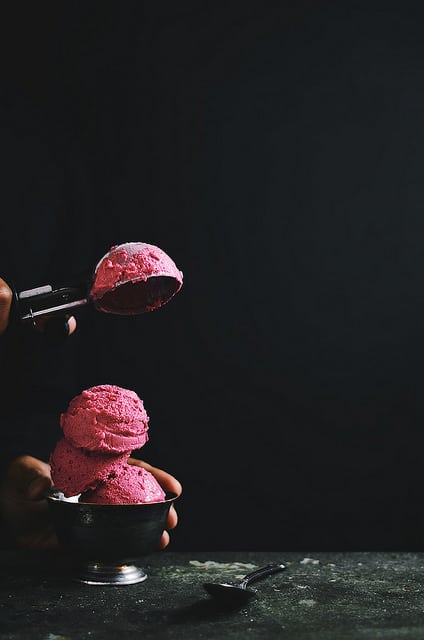 rose water ice cream