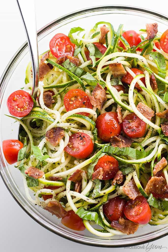Zucchini noodle salad Zucchini noodle salad