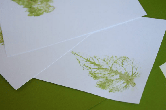 leaf stamp leaf stamp