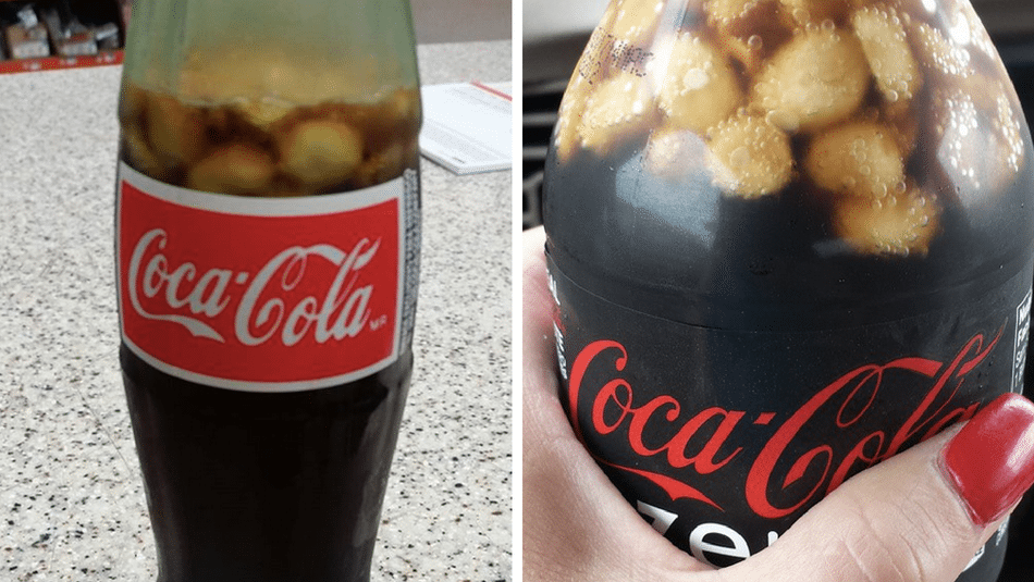 Coke with peanuts