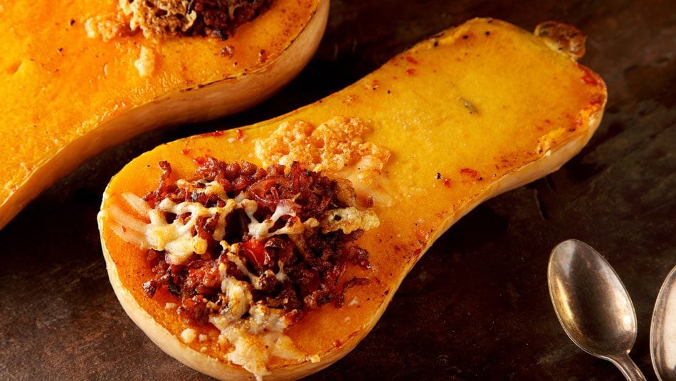 Stuffed Butternut Squash with Chorizo Stuffed Butternut Squash with Chorizo