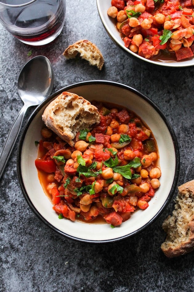 chickpea chorizo stew chickpea chorizo stew