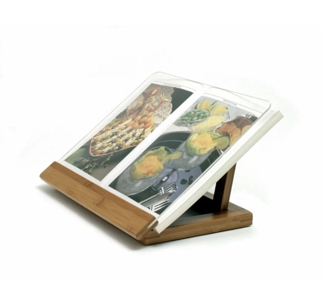 Lipper International Bamboo/Acrylic Cookbook Holder