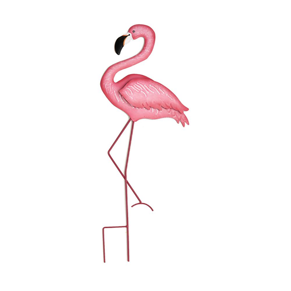 27 in. Pink Flamingo on Stick