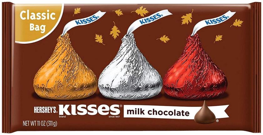 HERSHEY'S Milk Chocolate Kisses Fall Harvest