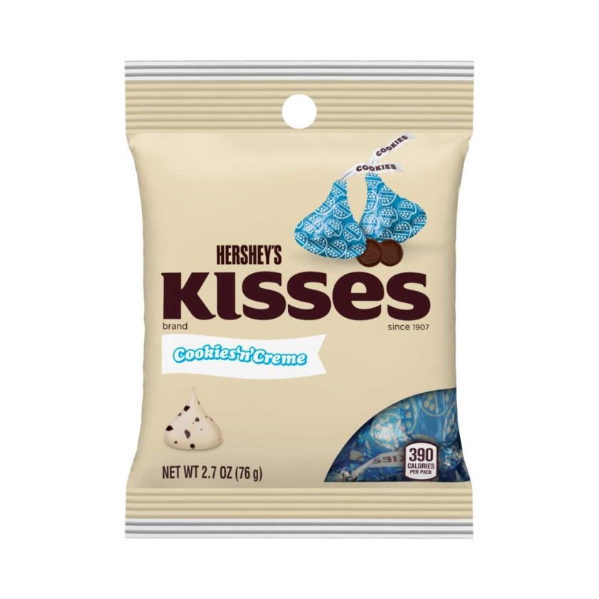 Hershey's Kisses Cookies 'N' Creme Chocolate Candy