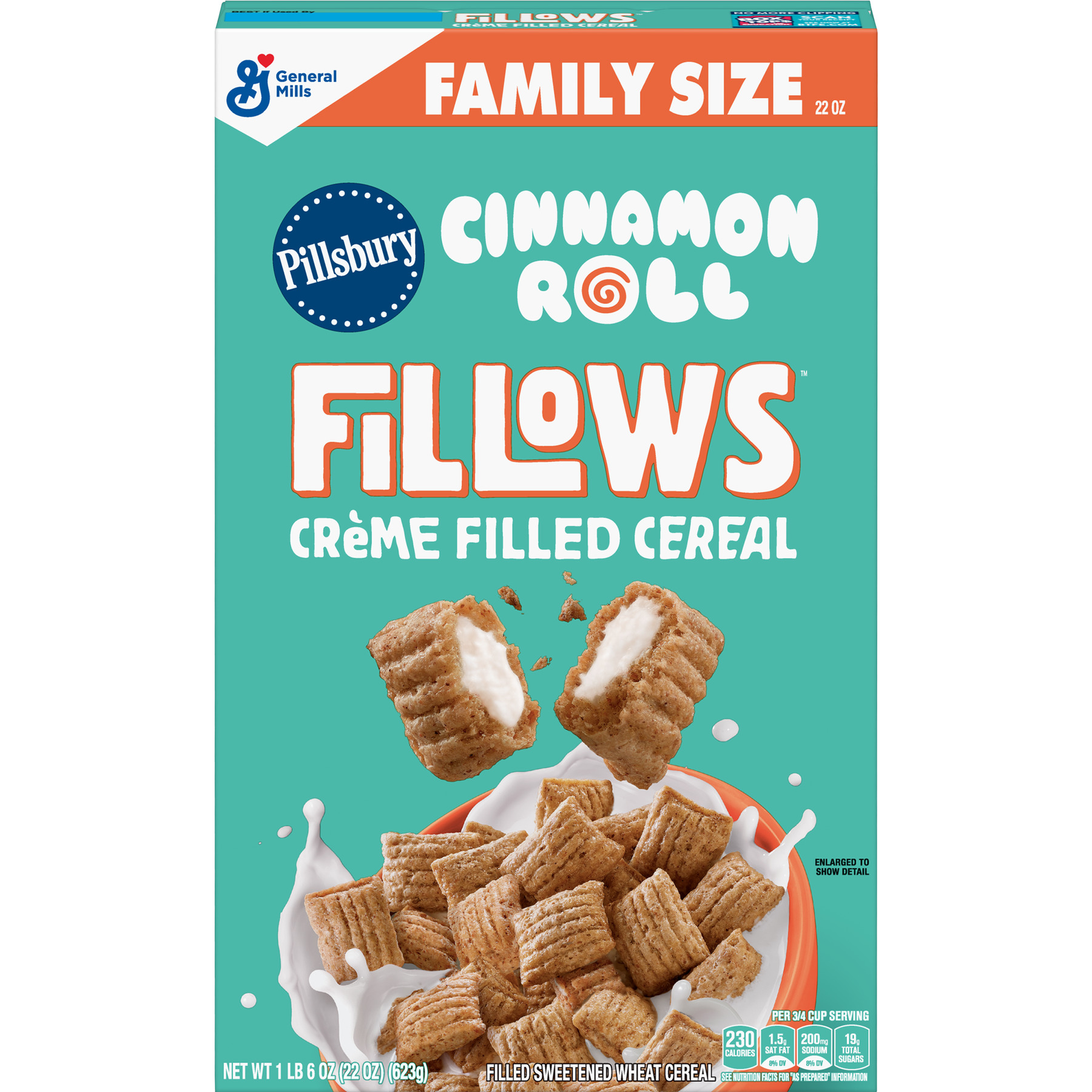 Pillsbury Cinnamon Roll Fillows Cereal