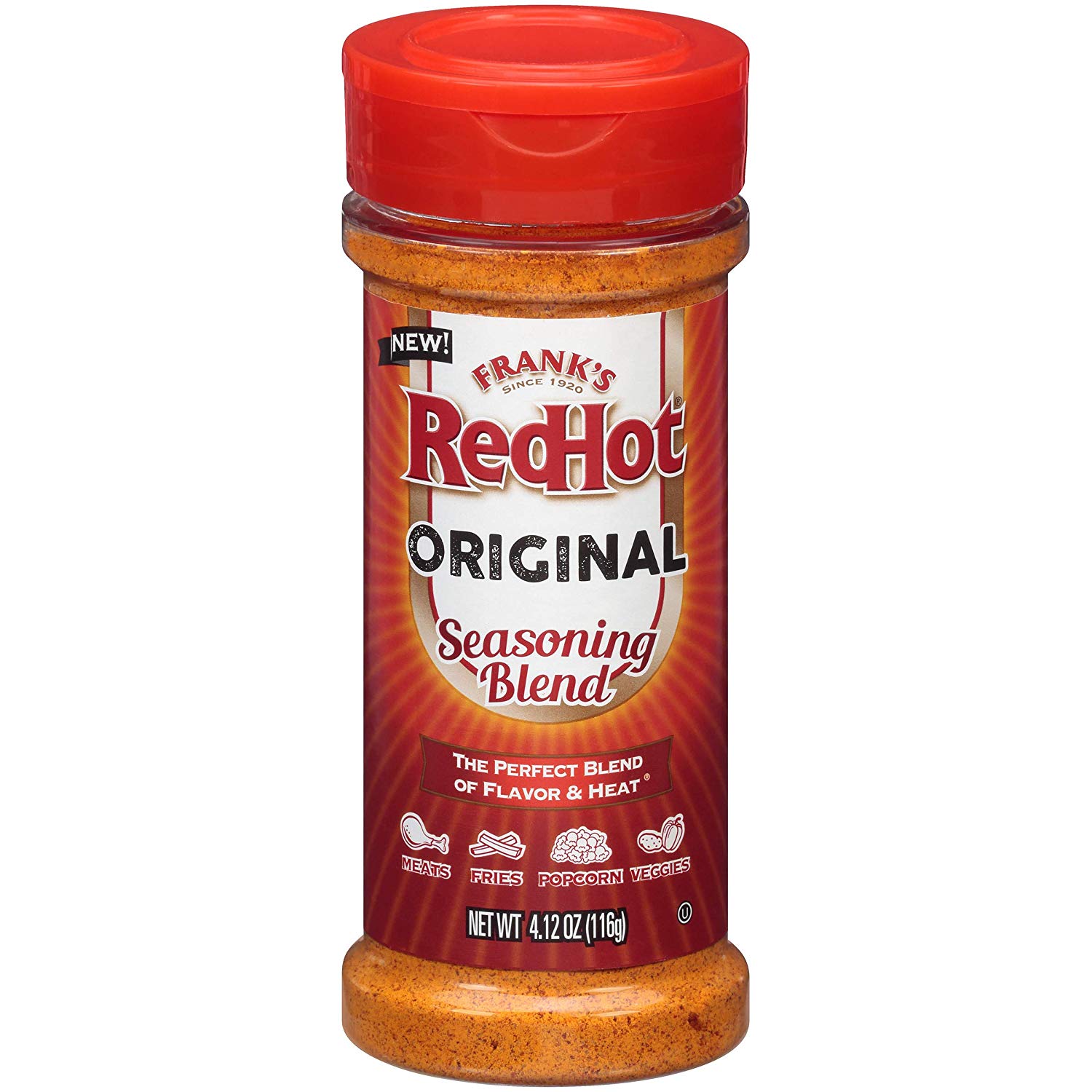 Frank's RedHot Seasoning Blend Original, 4.12 oz