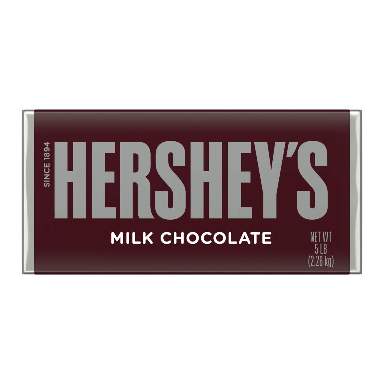 HERSHEY'S Valentines Day Giant Milk Chocolate Bar, Perfect as a Gift, 5 Pound Bar