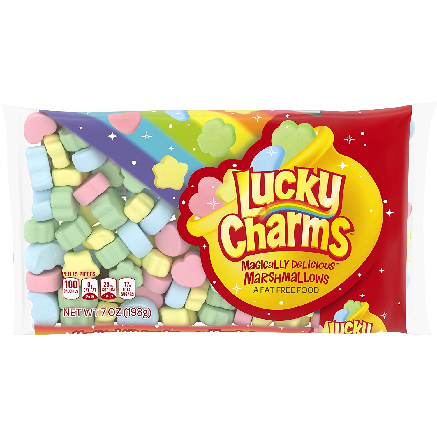 Lucky Charms Magically Delicious Marshmallows, 7 oz Bag
