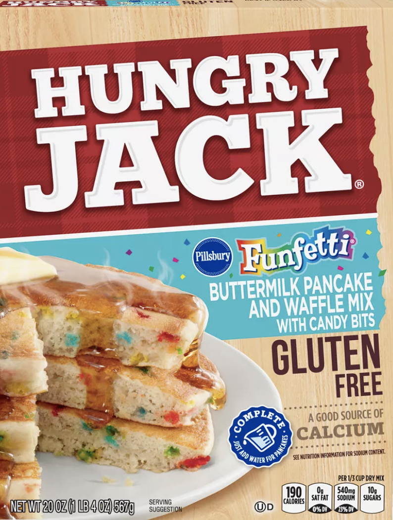 Hungry Jack Gluten Free Funfetti Buttermilk Pancake & Waffle Mix - 20oz