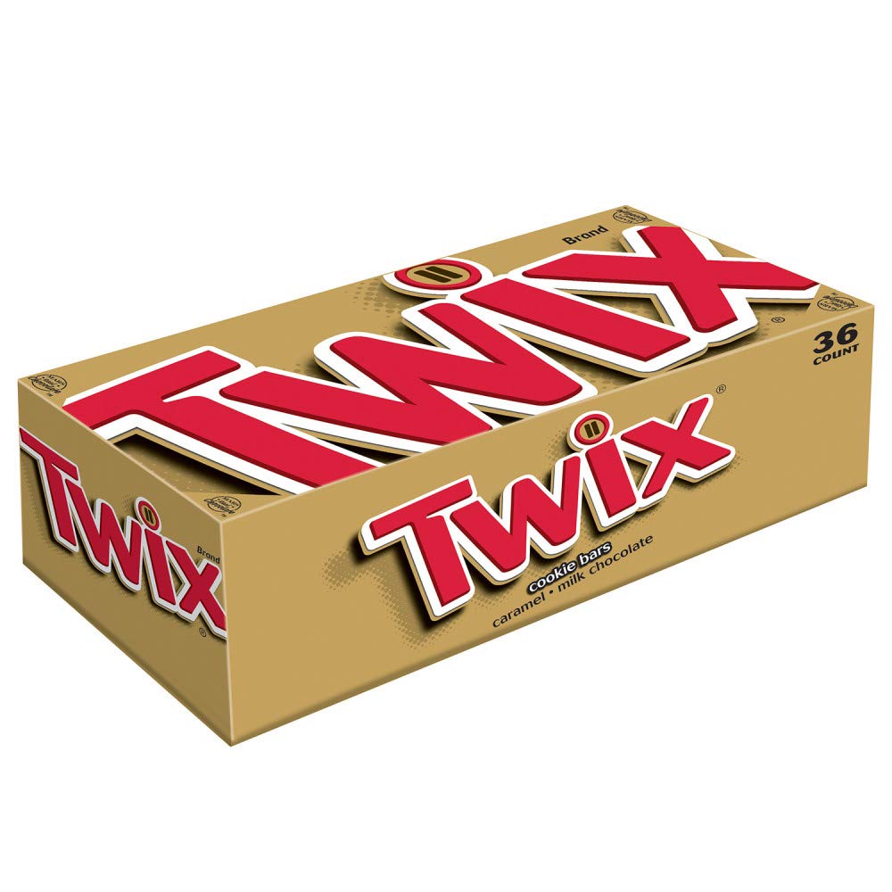 TWIX Caramel Chocolate Cookie Candy Bar Singles