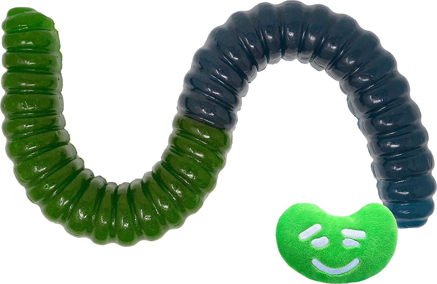 World's Largest Blue Raspberry and Green Apple Gummy Worm