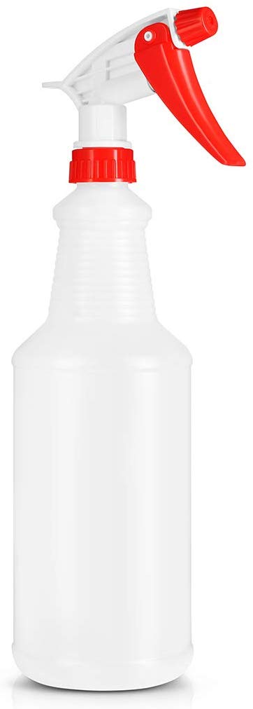 BAR5F Empty Plastic Spray Bottle 32 Ounce, Professional Chemical Resistant