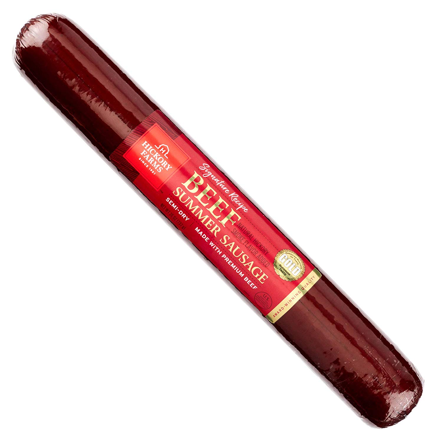 Hickory Farms Our Signature Beef Summer Sausage, Party Size, 26 ounces