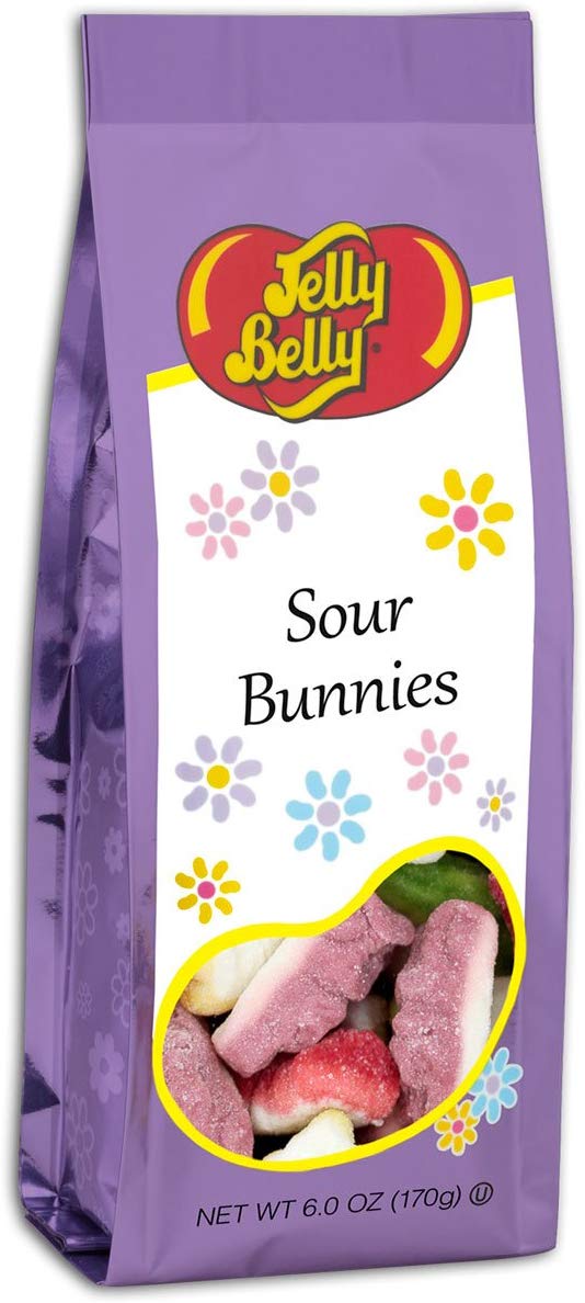Jelly Belly Gummy Sour Bunnies Candy - 6 oz Bag