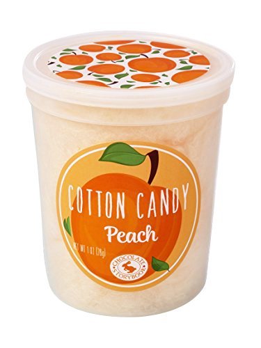 Peach Gourmet Flavored Cotton Candy