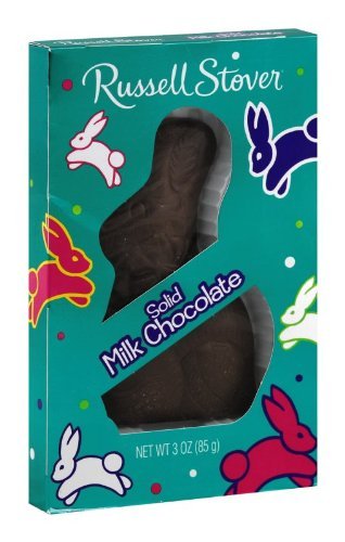 Russell Stovers Solid Milk Chocolate Bunny 3oz (3 Pack)