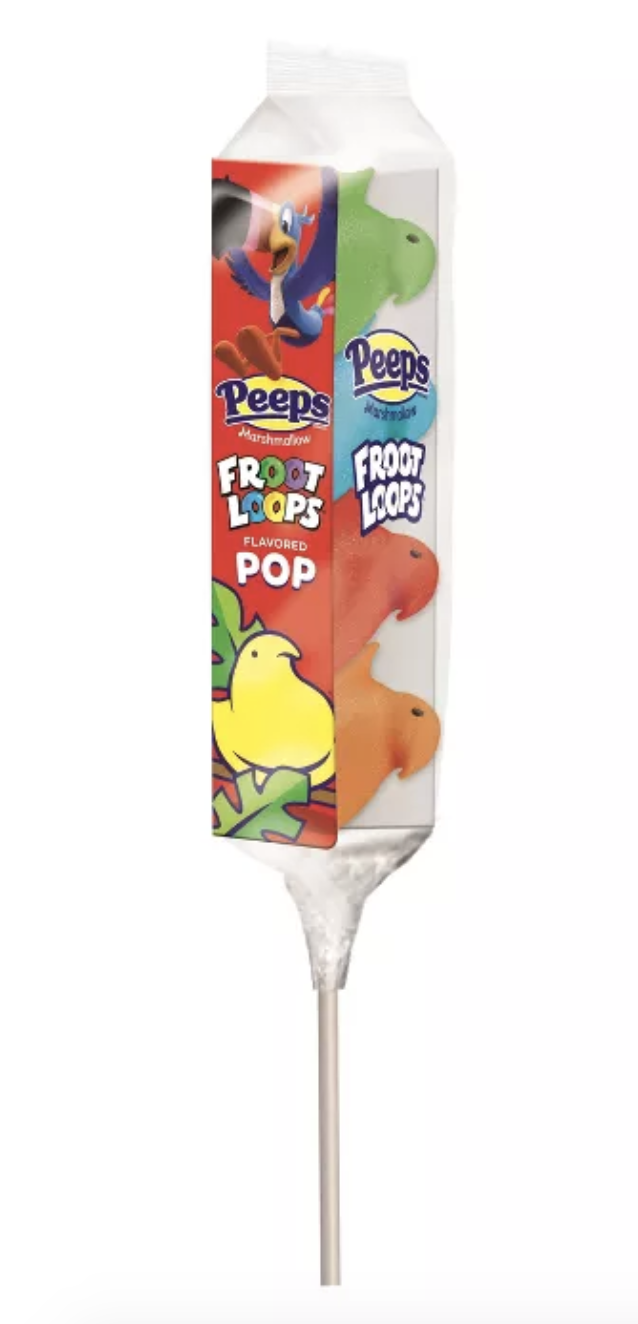Peeps Easter Froot Loop Flavored Chick Pop - 1.375oz