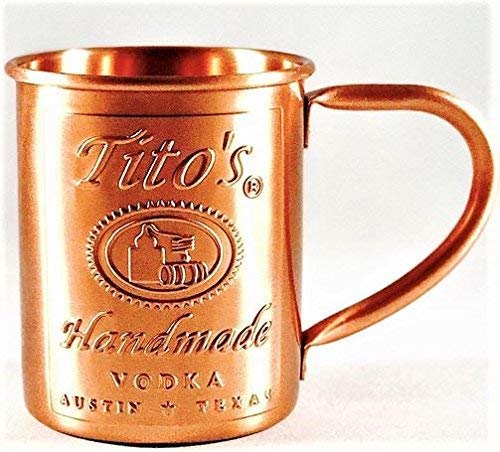 Tito's Vodka Copper Moscow Mule Mug