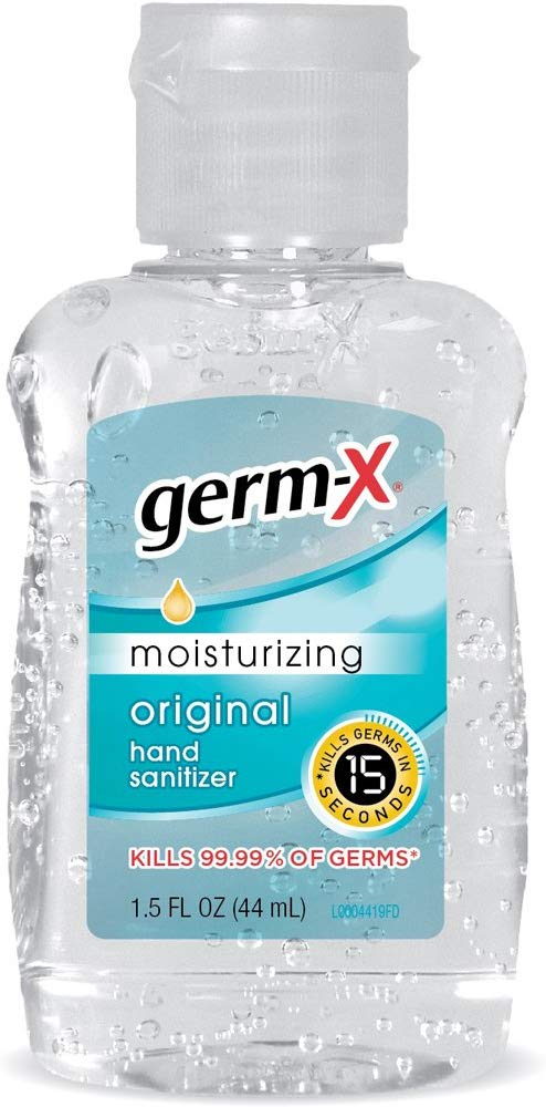 Germ-X Hand Sanitizer, Original, Travel Size, 1.5 Fluid Ounce