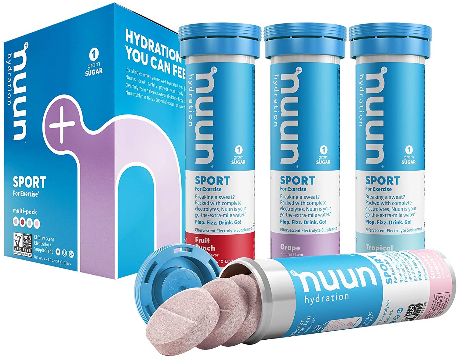 Nuun Electrolyte-Rich Sports Drink Tablets