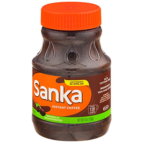 Sanka Instant Decaf Coffee, 8 Ounce Jar (Pack of 4)