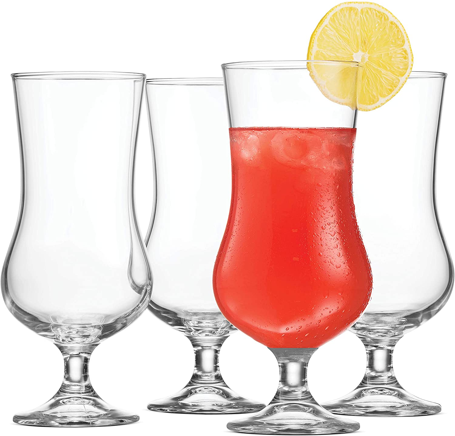 (Set of 4) Cocktail Glasses Tulip Shaped