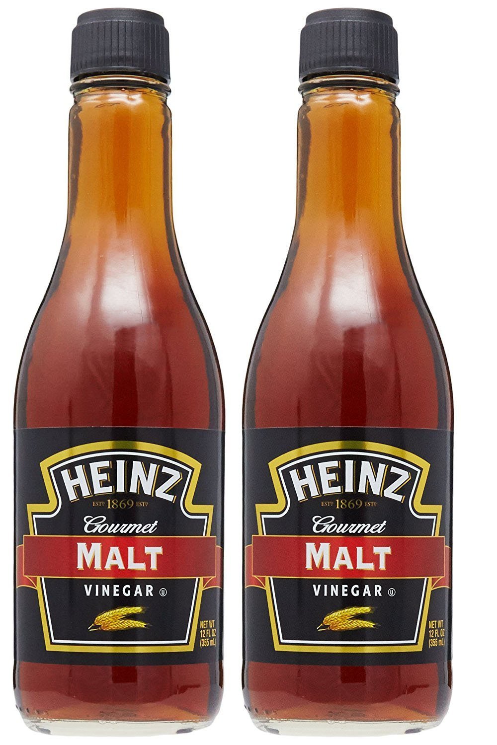Heinz Gourmet Malt Vinegar, 12 Fl Oz Bottle (Pack of 2)