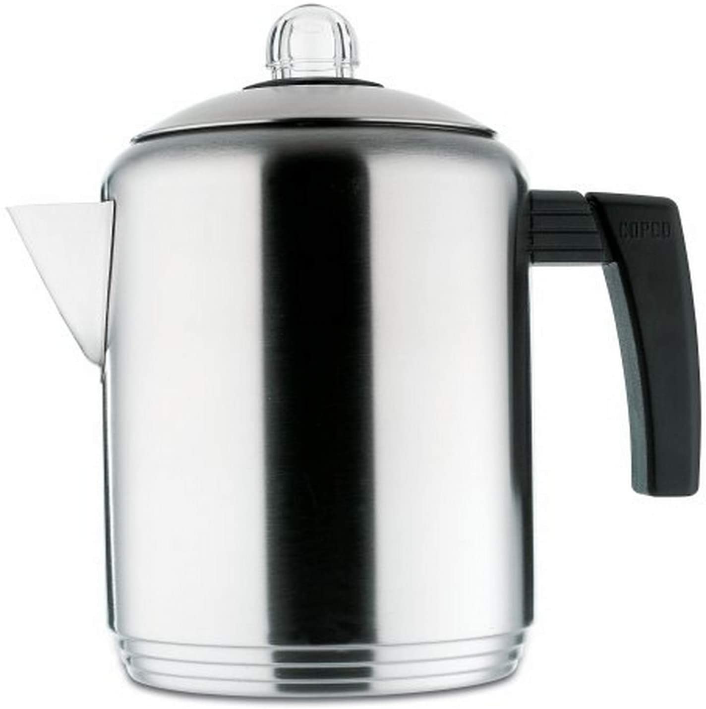 Copco Brushed 4 to 8-Cup Stainless Steel Stovetop Percolator