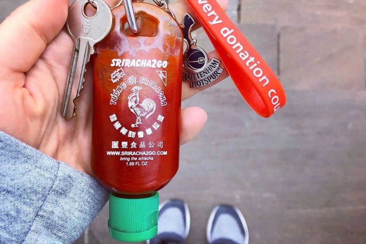 Hot Sauce Keychain 