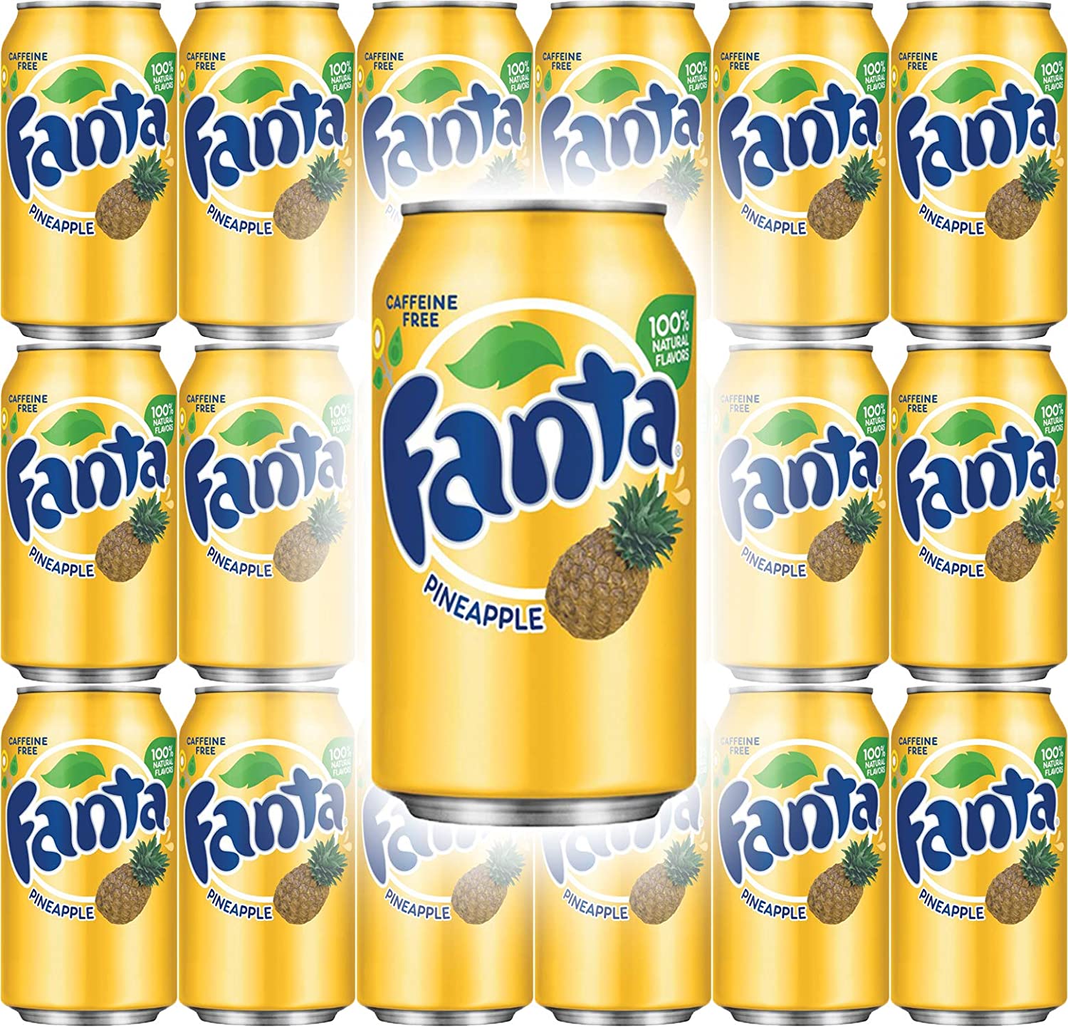 Fanta Pineapple Soda Fruit Flavored Soft Drink, 2 Liter Bottle