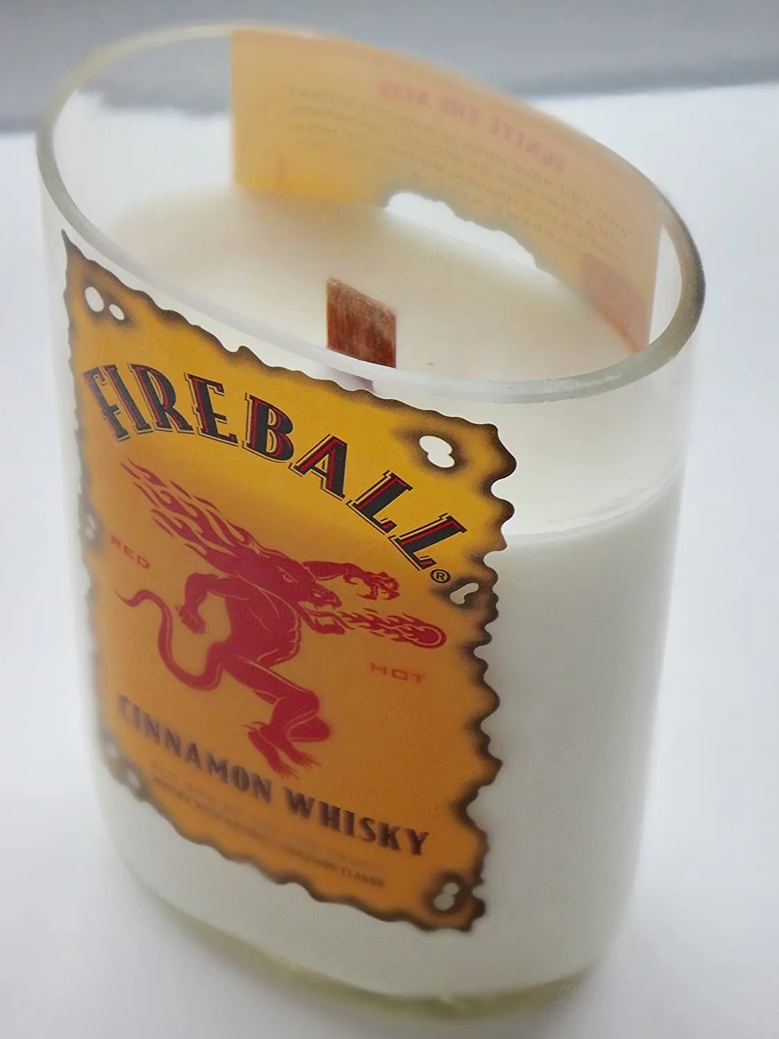 Fireball Whiskey Cinnamon Candle