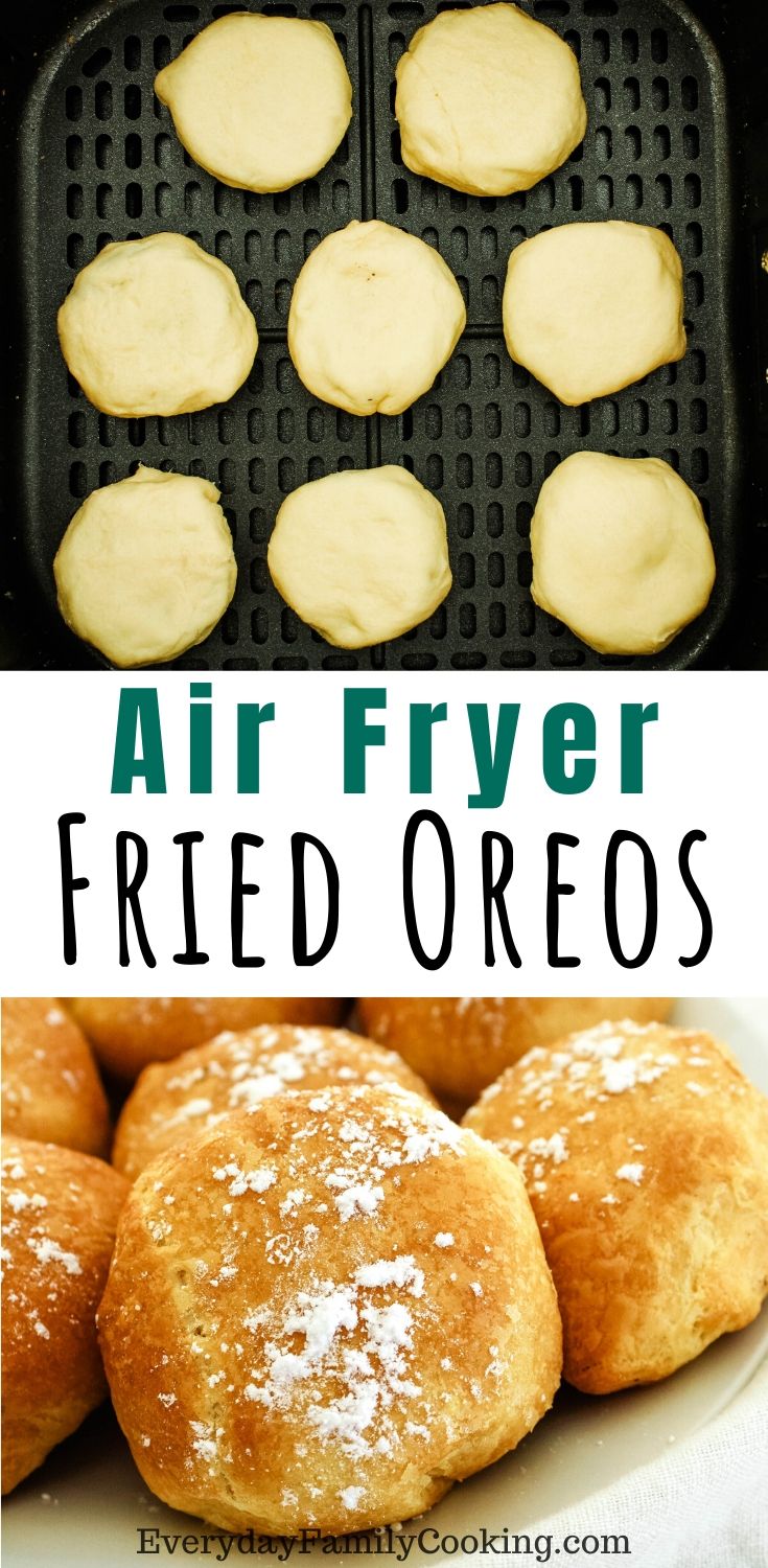 AIR FRIED OREOS WITH CRESCENT ROLLS