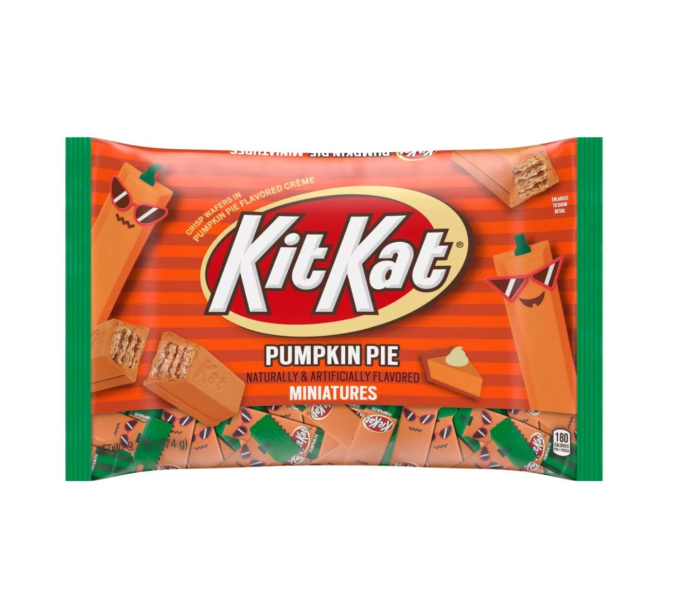 Kit Kat Halloween Pumpkin Pie Candy - 9.7oz