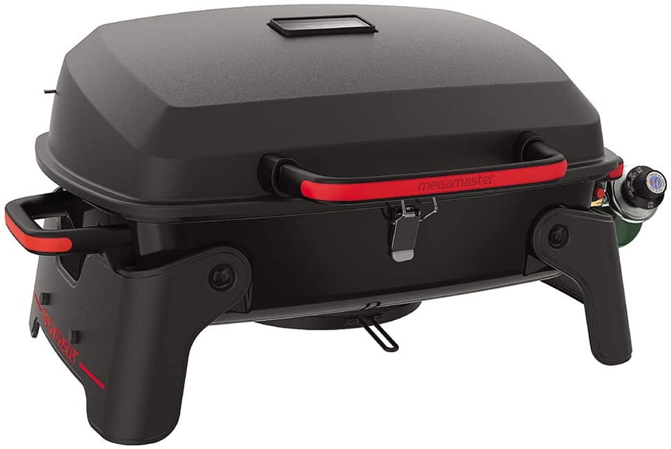 Megamaster 820-0065C Propane Gas Grill, Red + Black