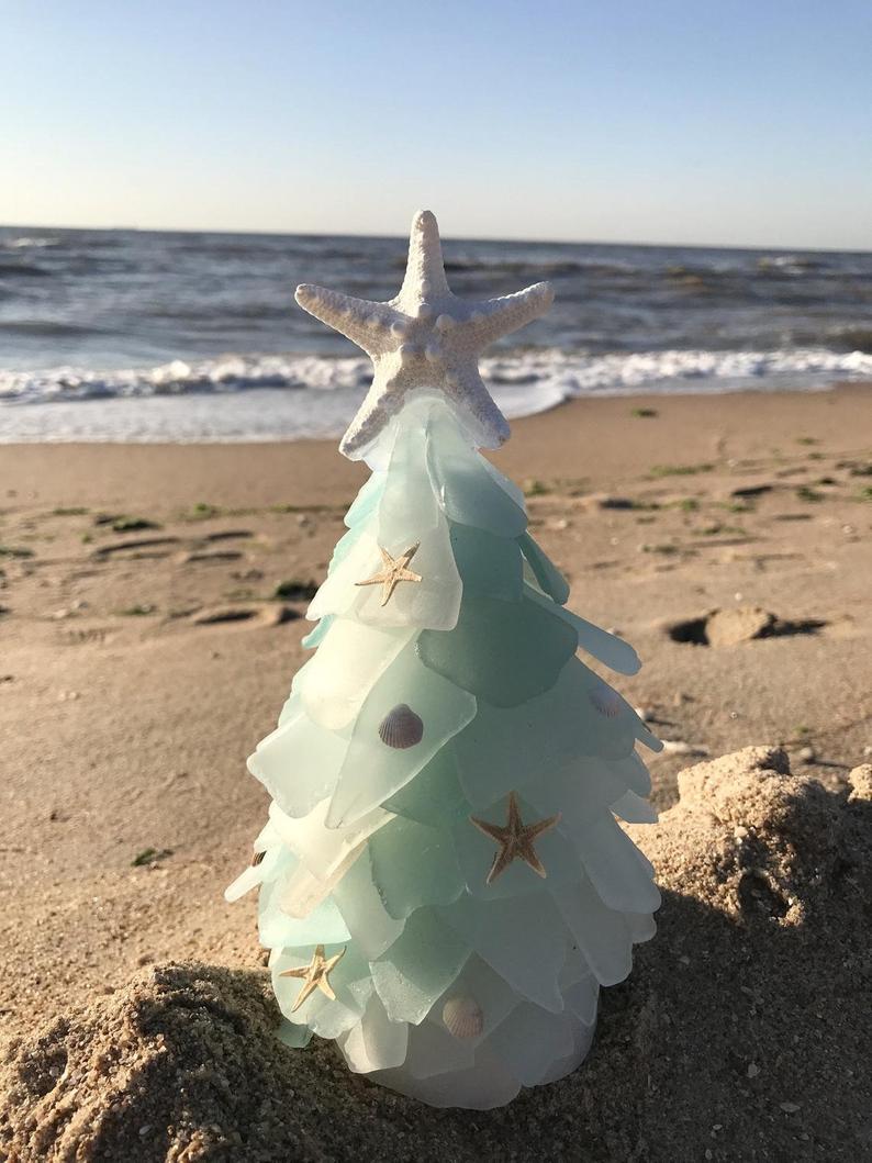 Seaglass Christmas Tree