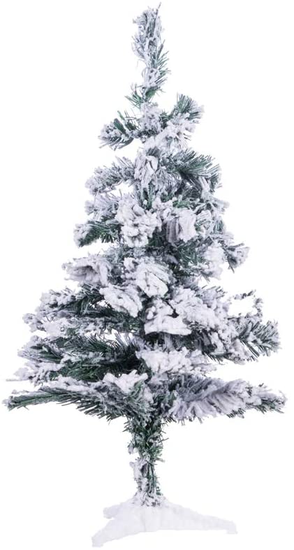 Perfect Holiday Christmas Tree, 2', Flocked Snow