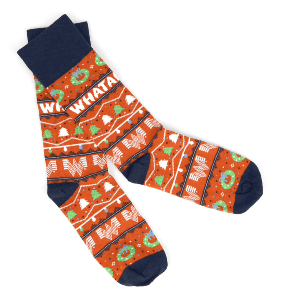 Whataburger Holiday Socks