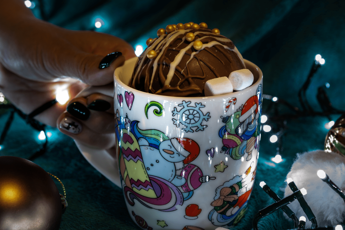 How to Make Hot Cocoa Bombs Filled with Marshmallows