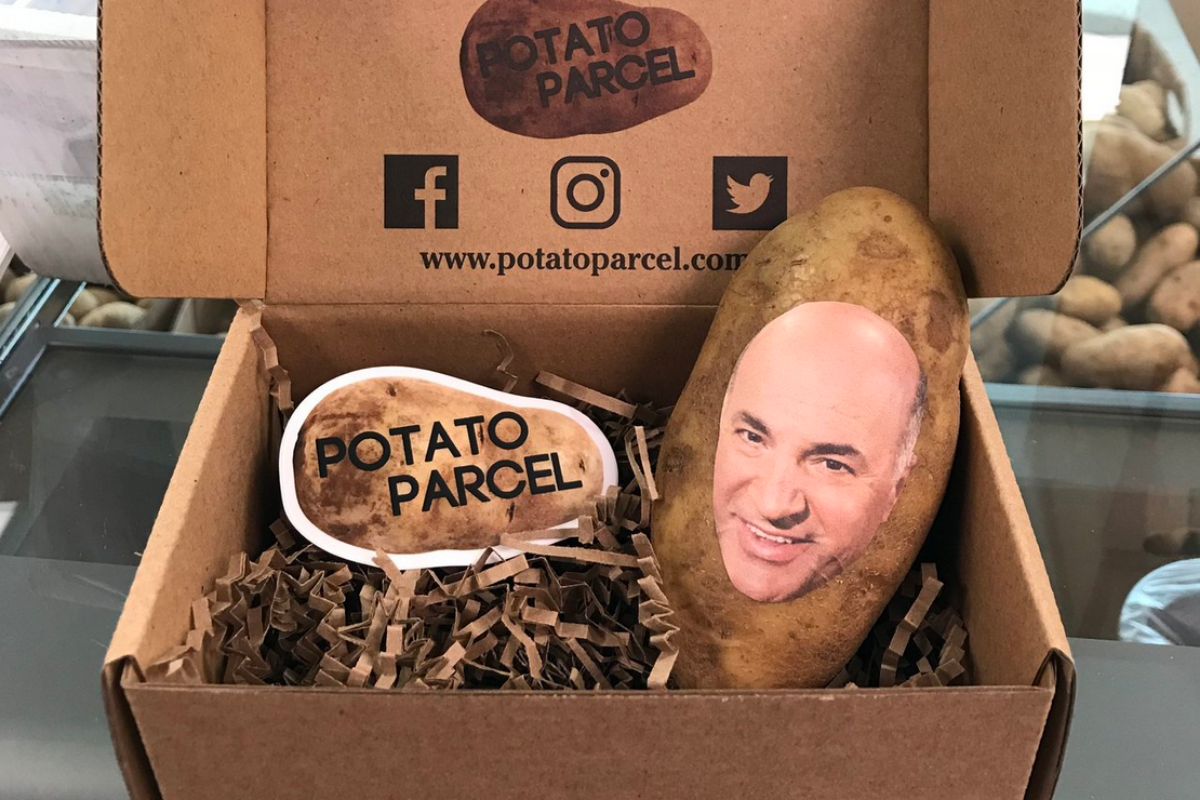 The Potato Parcel Lets You Send Your Loved One Their Face on a Potato