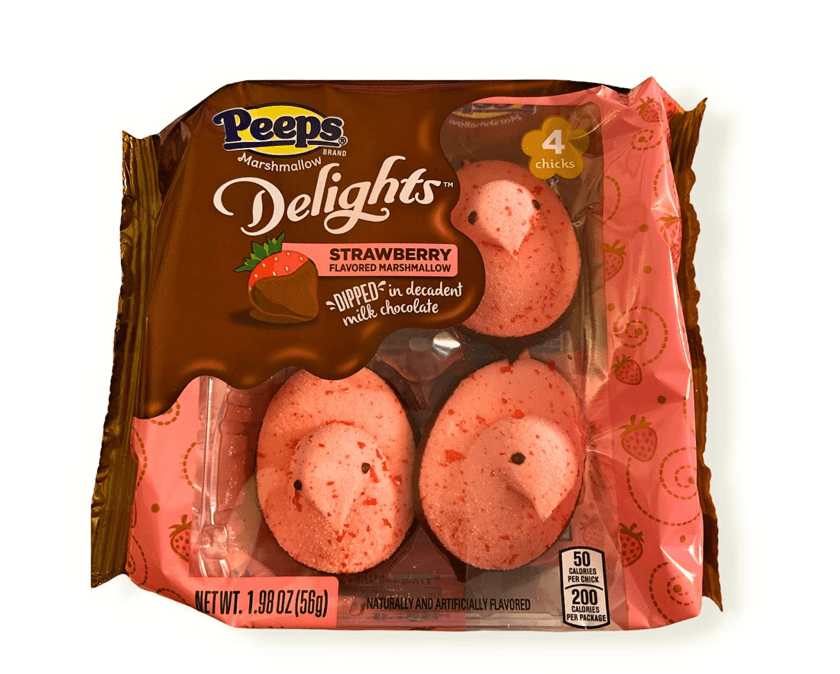 chocolate strawberry dipped peeps