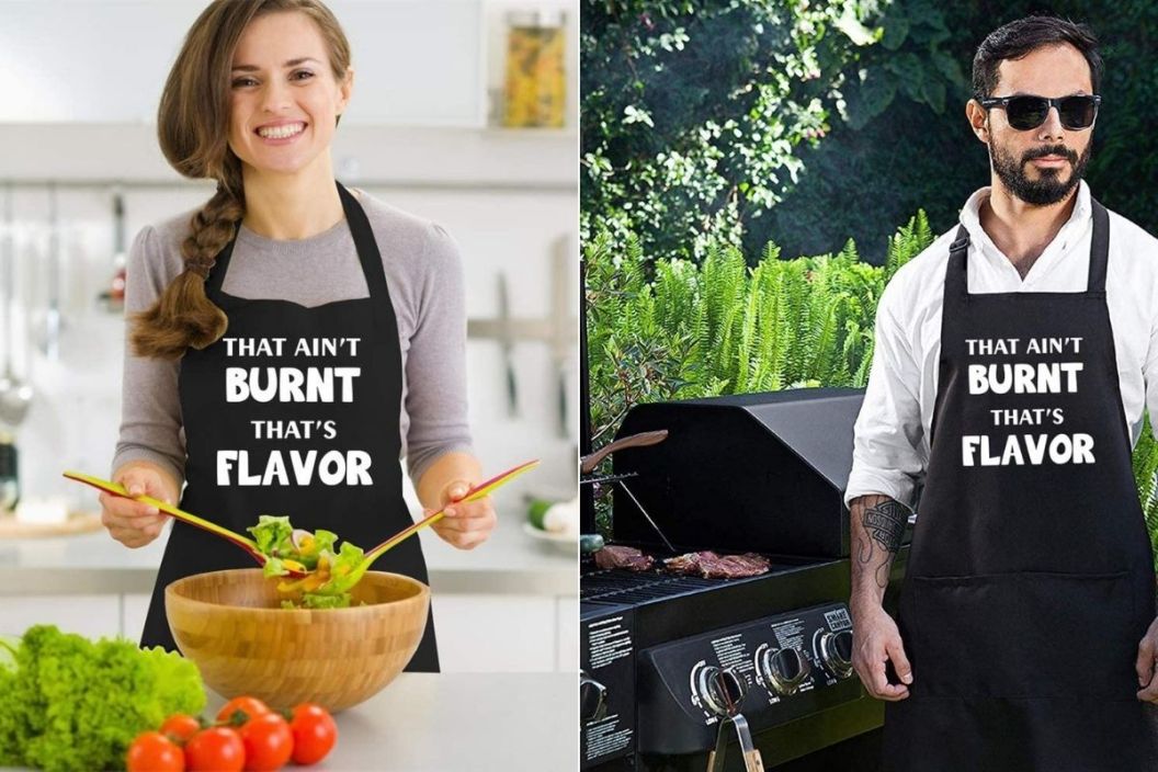 12 Funny Aprons for Men & Women That'll Have You Giggling