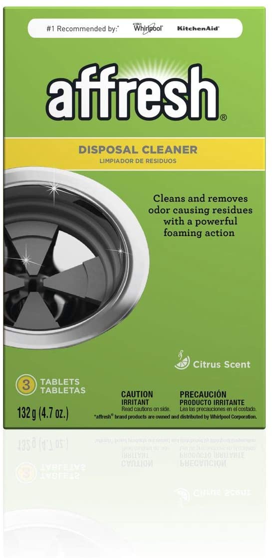 Affresh Garbage Disposal Cleaner, 9 Tablets (3 Packs, 3 Tablets each) | Removes Odor Causing Residues, U.S. EPA Safer Choice Certified