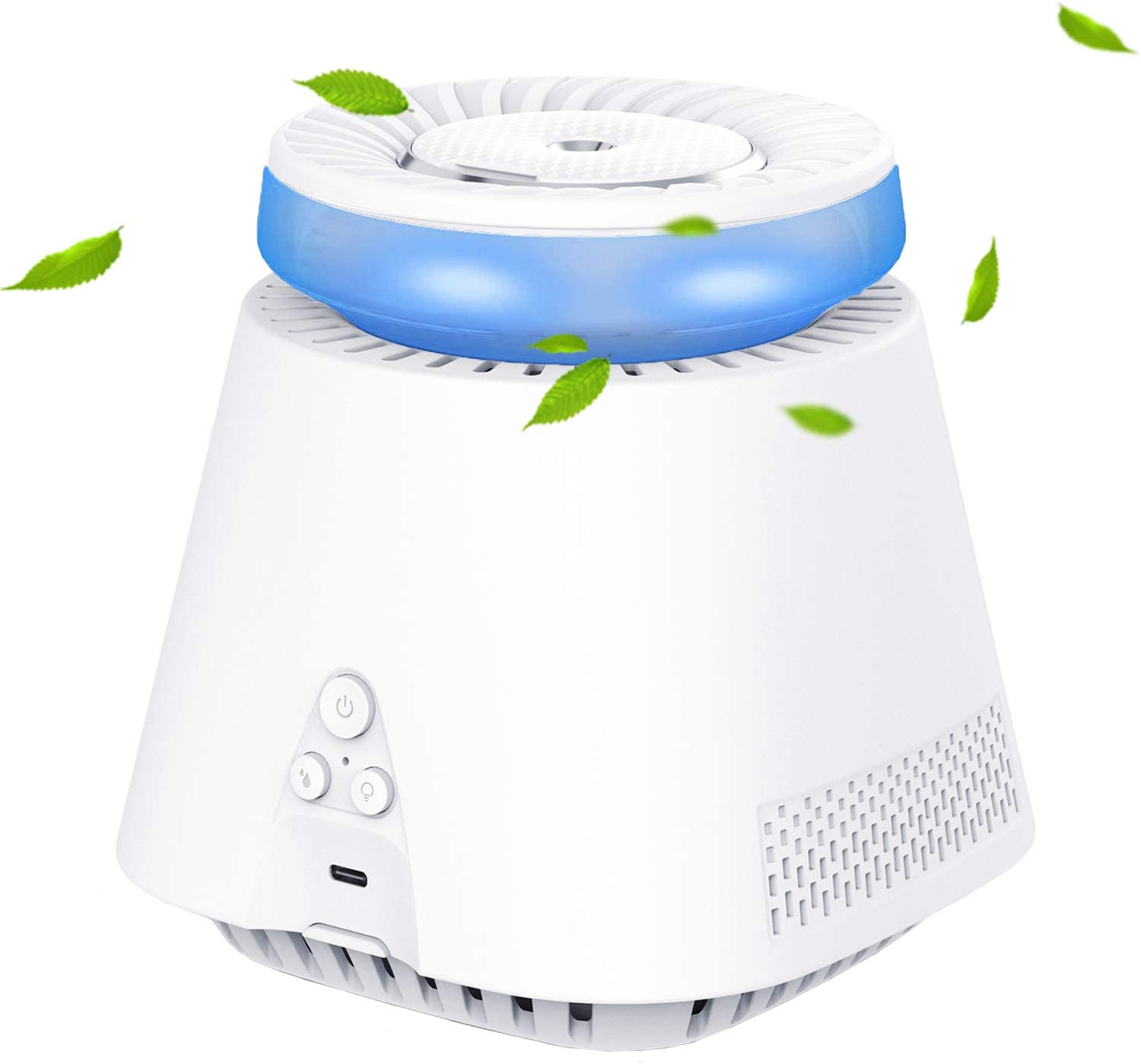 Thsinde Air Purifier, Home Air Purifiers Cool Mist Humidifiers 2-in-1 for Bedroom, Small Room and Office Whisper Quiet