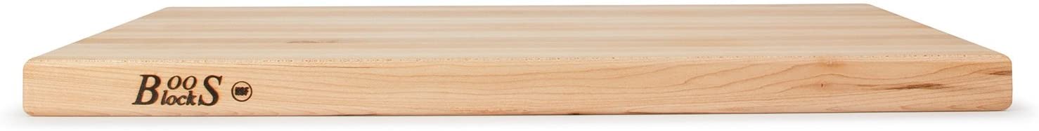 John Boos Block R02 Maple Wood Edge Grain Reversible Cutting Board, 24 Inches x 18 Inches x 1.5 Inches