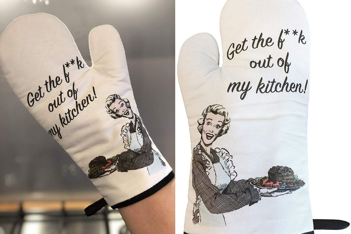 Witty Oven Mitts
