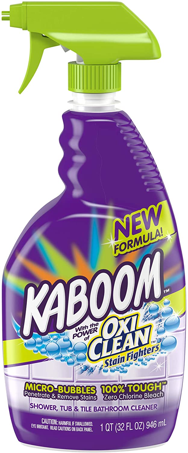 KABOOM Professional Oxi Clean, Shower Tub and Tile Cleaner, 32 OZ (PACK OF 2)