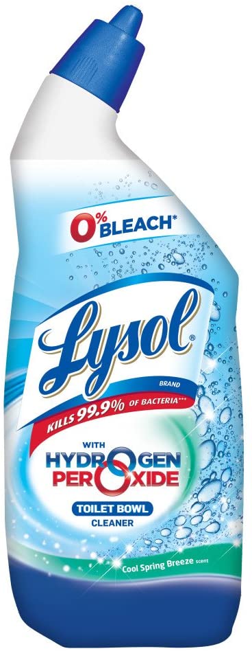 Lysol Bleach Free Hydrogen Peroxide Toilet Bowl Cleaner, Fresh, 24oz